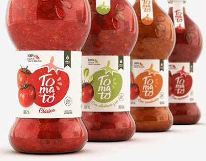 Tomato 3D Bottle Design Concept