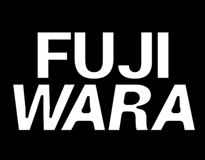 Fujiwara "A" & "B" Typeface