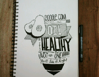 Hand lettering by me