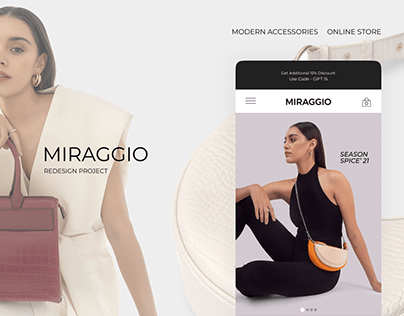 Miraggio - Website Design