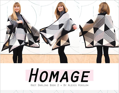 Homage- knitting pattern book by Alexis Winslow