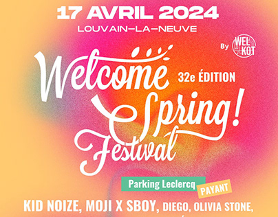Affiche Welcome Spring Festival