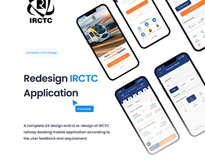 IRCTC Redesign - Complete UX/UI Case Study