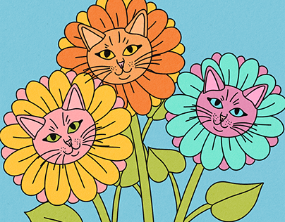 Cat Flowers