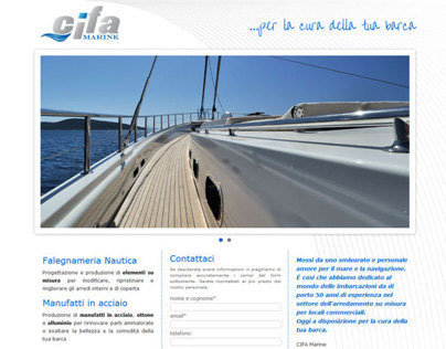 Web Design - CIFA Marine