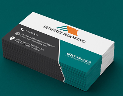 Business Card for Summit Roofing