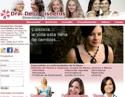Website - Dra. Delia Cisneros