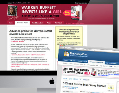 Warren Buffett Invests Like A Girl book promotion.