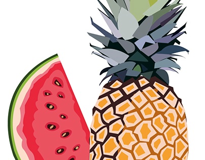 Ilustración frutas