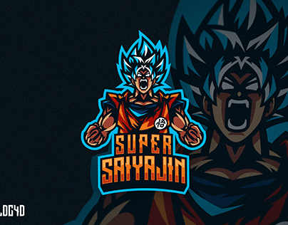 Mascot Logo - Super Saiyajin