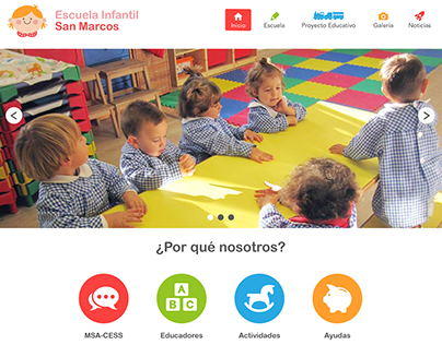 Responsive Web Design - Escuela Infantil San Marcos