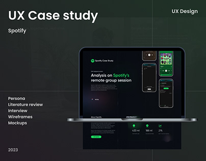 Project thumbnail - Spotify Remote Group Session Case Study