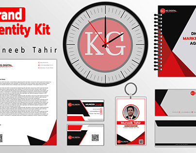 Corporate brand identity kit Mockup