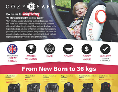 Cozy N Safe - Magazine Ads, Web Banners, EDM & Social