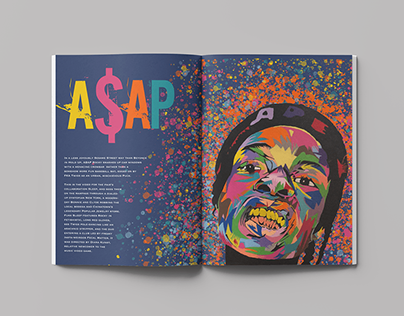 ASAP Rocky Magazine Spread