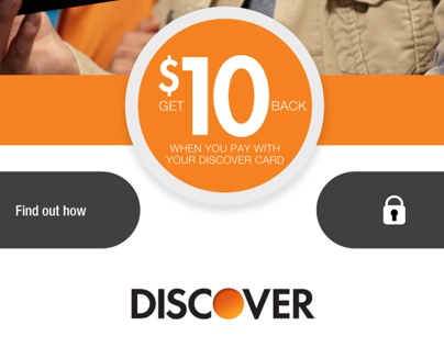 Discover Card Concept on Kindle Fire