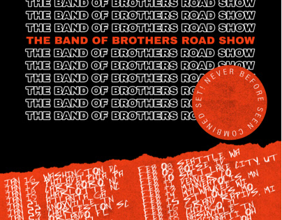 Band of Brothers Road Show Tour Poster