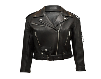 Kooples Black Biker Leather Jacket