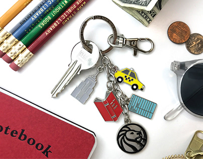 The New York Public Library: Charm Keychain