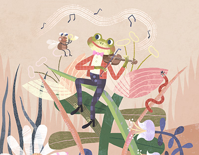 Folk Band - Children's Book Illustration
