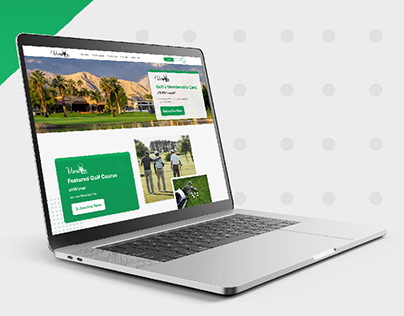 Golf Website Ui Design