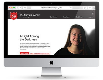 The Salvation Army Website Redesign