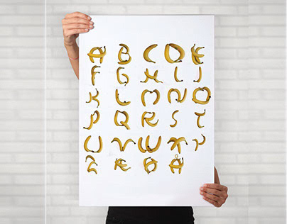 Poster: Banana alphabet