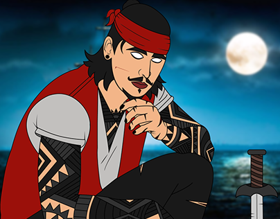 Ilustração Pirata.