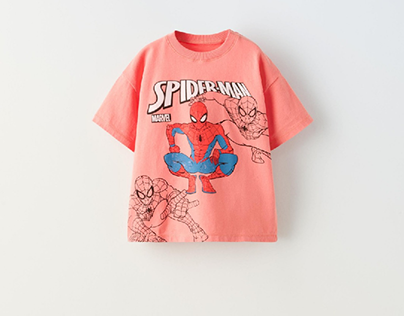 Zara Baby Boy SS24 T-Shirt SpiderMan