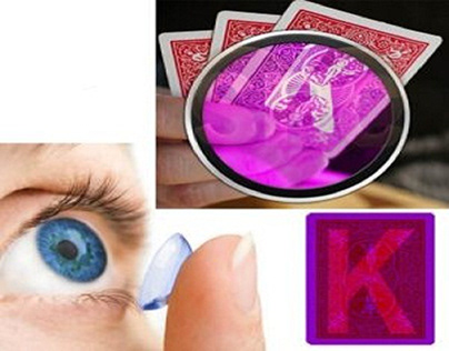 Contact Lens for Playing Cards