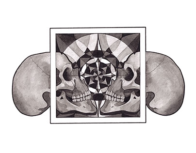 Skull mandala series