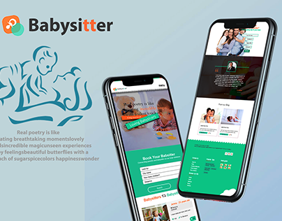 Babysitter website-layout