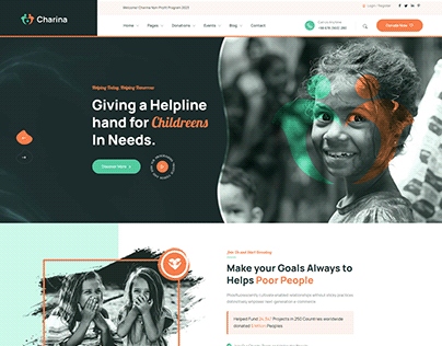 Charina – Charity and Nonprofit HTML5 Template