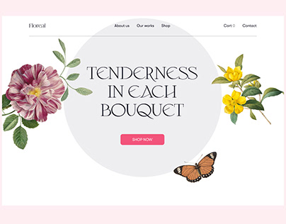 Сайт для цветочного магазина
