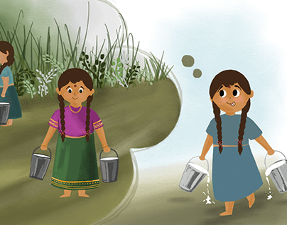 The Milkmaid and Her Pail/ Children's Book