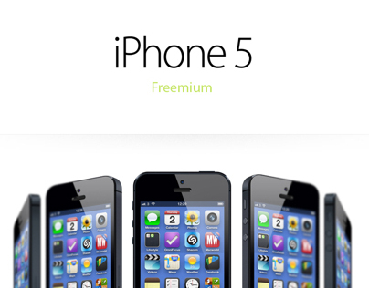 iPhone 5 Mock ups FREEMIUM