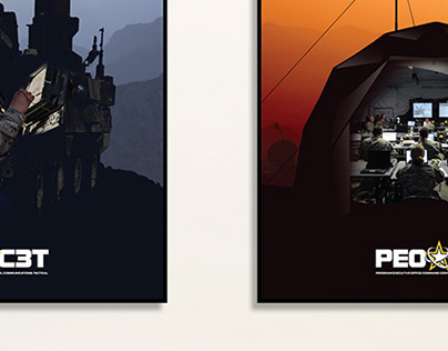 triptych poster set