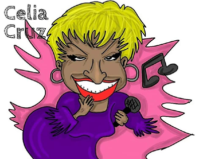 Ilustración Celia cruz