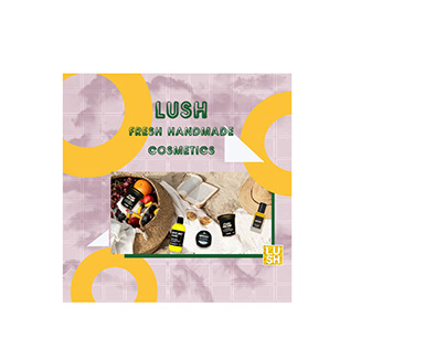 Instagram post for Lush cosmetics