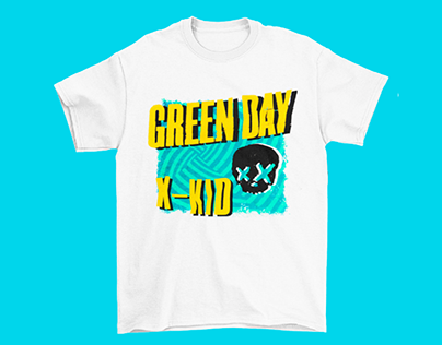 Green Day ¡TRÉ! t-shirt design 'X-Kid'