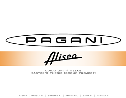 Project thumbnail - ALIAS: Pagani Alisea 2024