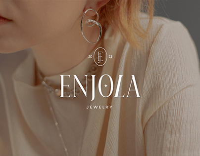 Enjola Jewelry Brand identity