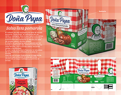 Rediseño packaging salsa de tomate