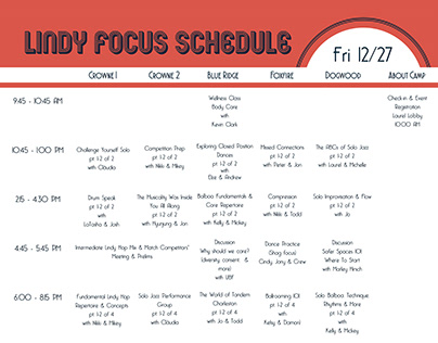 Lindy Focus '19 Posters