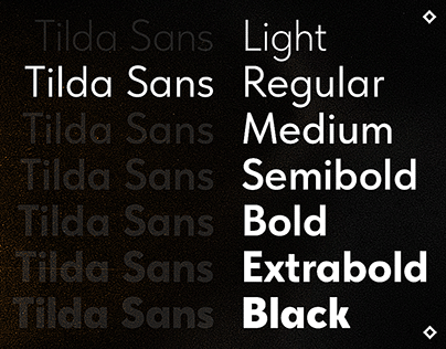 Tilda Sans Typeface
