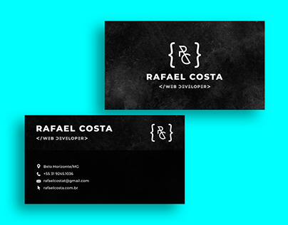 Identidade Visual Rafael Costa Web Developer