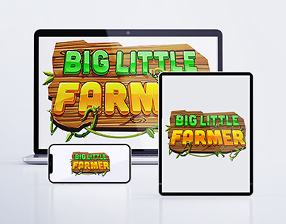 Logo Design for 3D Game ( Big Little Farmer)