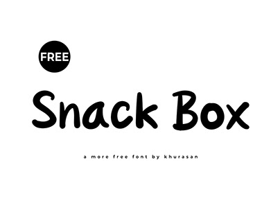 Snack Box Font free for commercial use