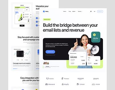 Mailzy - Email Marketing Landing Page