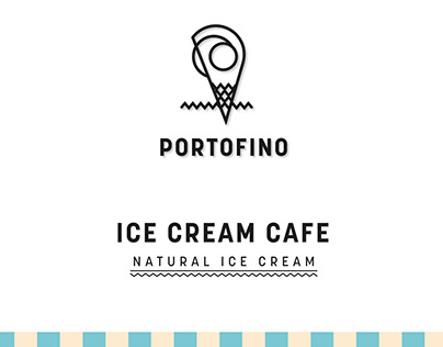 Brand design of Ice Cream Cafe